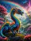 Dragon 5D Diamond Painting Kit for Adults – Full Drill Round Gems DIY Art, Beginner-Friendly 12x16 Inch Wall Décor & Gift